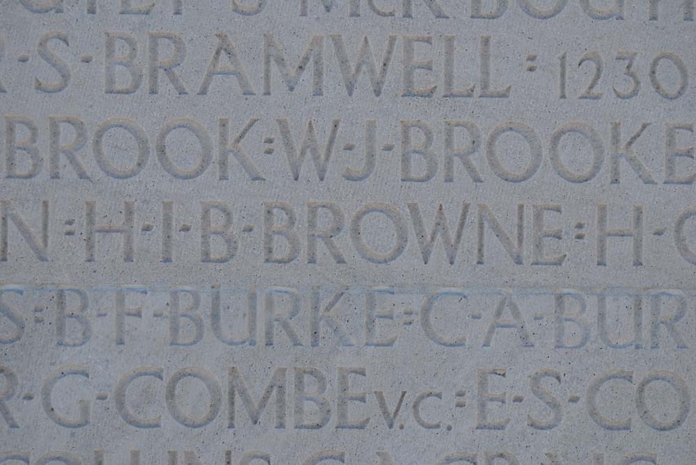 Private Hayward Irwin Brook Browne, Vimy Memorial, France (Photo: C. Duncan, 2018)