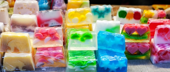 picture of colourful soaps