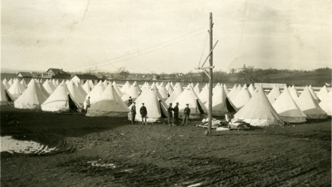 Willows Camp, Oak Bay, 1915 (OBA 2005-020-001)