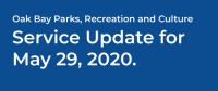 May 29, 2020 Service Update