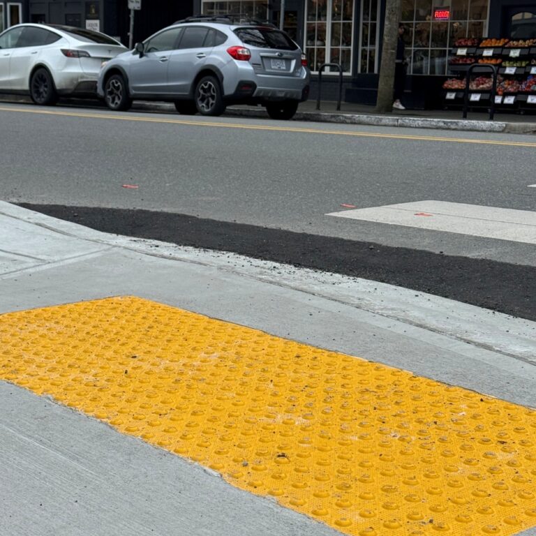 Tactile strips for accessibility